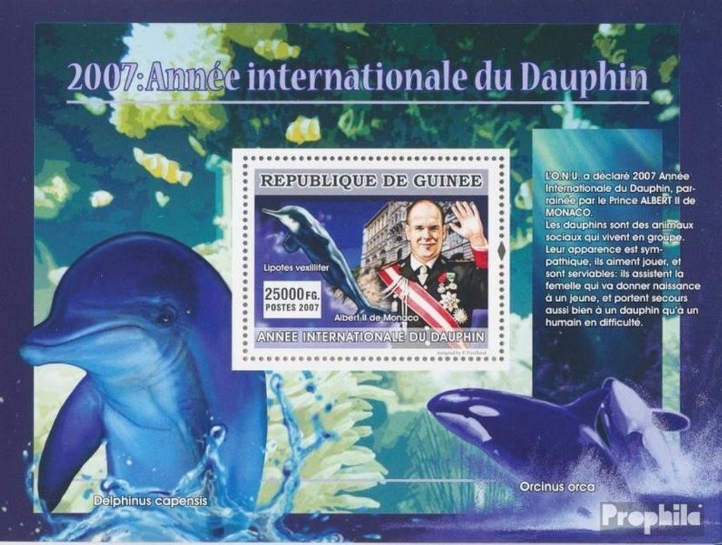 Briefmarken Guinea 2007 Mi Block 1393 (kompl. Ausgabe) Produktbild 