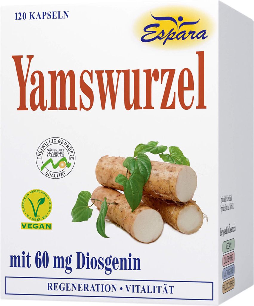 Espara Yamswurzel Kapseln, 120 St. Kapseln