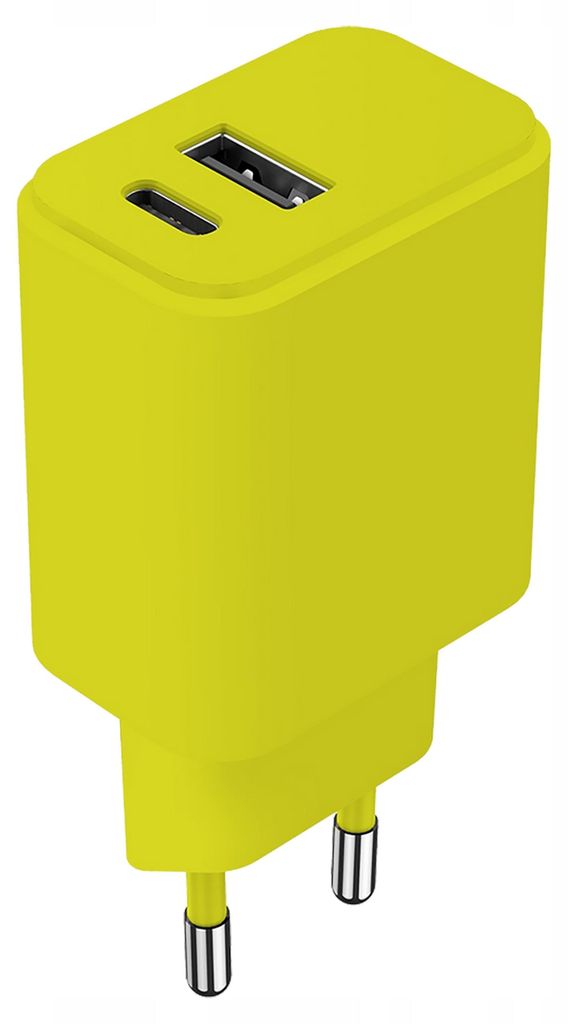 Setty Ładowarka Sieciowa Usb + Usb Typ-C 20W 3A Uniwersalna Zdjęcie produktu 