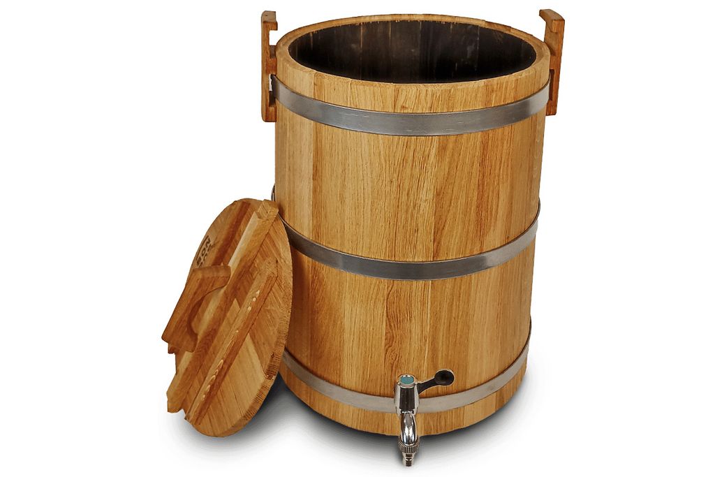 Botte di rovere da 30 litri con coperchio, cottura forte Immagine del prodotto 