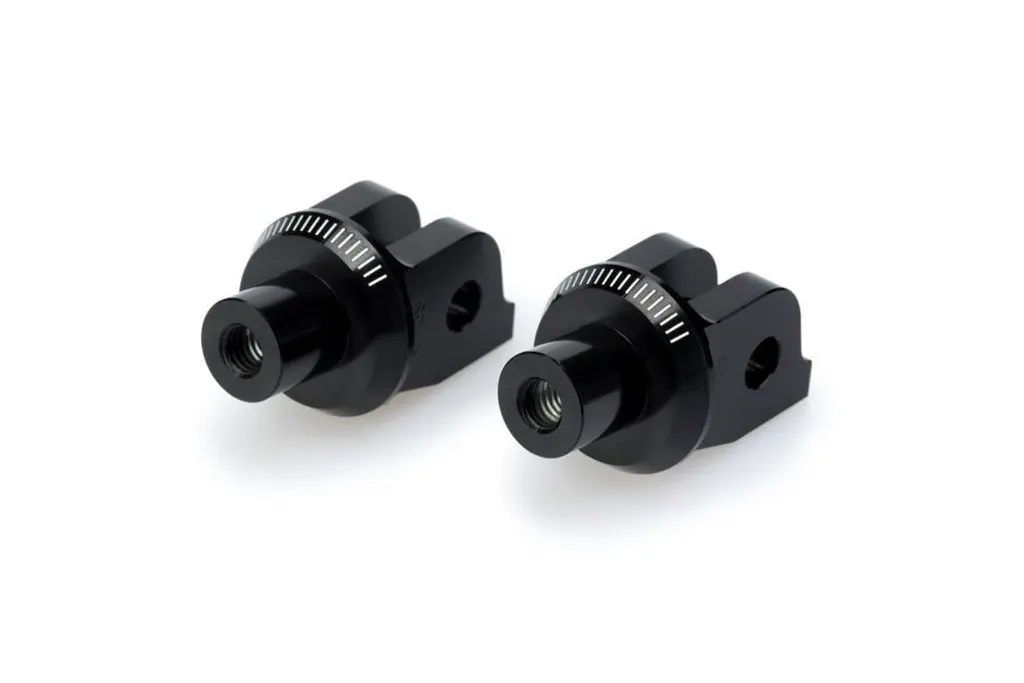 Adaptateur PUIG 9696N Aluminium Noir pour Repose-pieds BENELLI 500cc