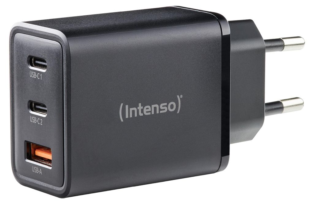 Intenso Power Adapter W65ACC GaN 2x USB-C 1x USB-A 65W    Immagine del prodotto 