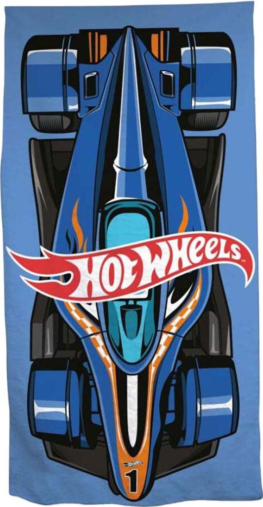 Strandtuch Hot Wheels - Kinder Badetuch Rennauto 140x70cm