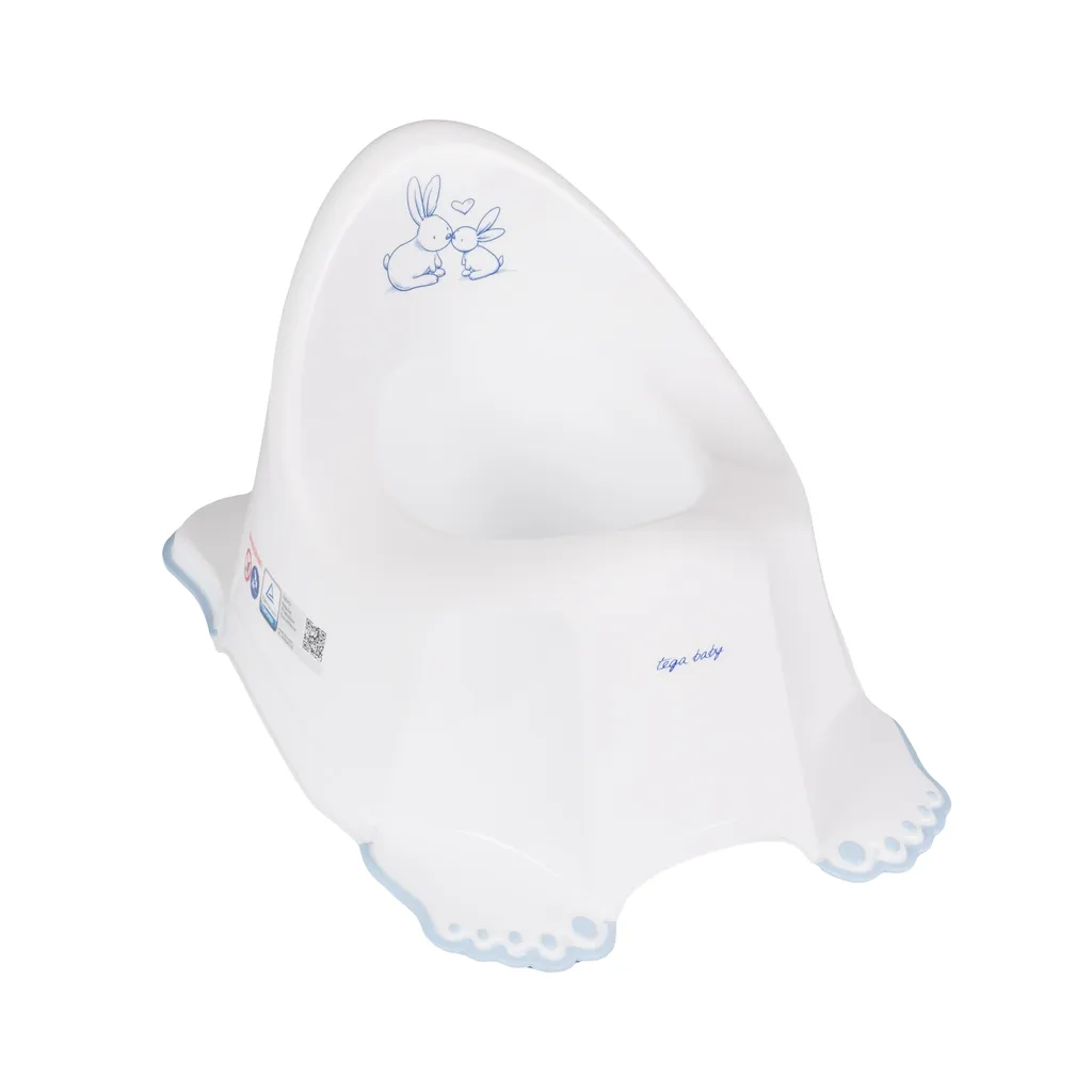 Pot de Chambre Musical pour Bébé TEGA BABY Lapin Blanc Ergonomique