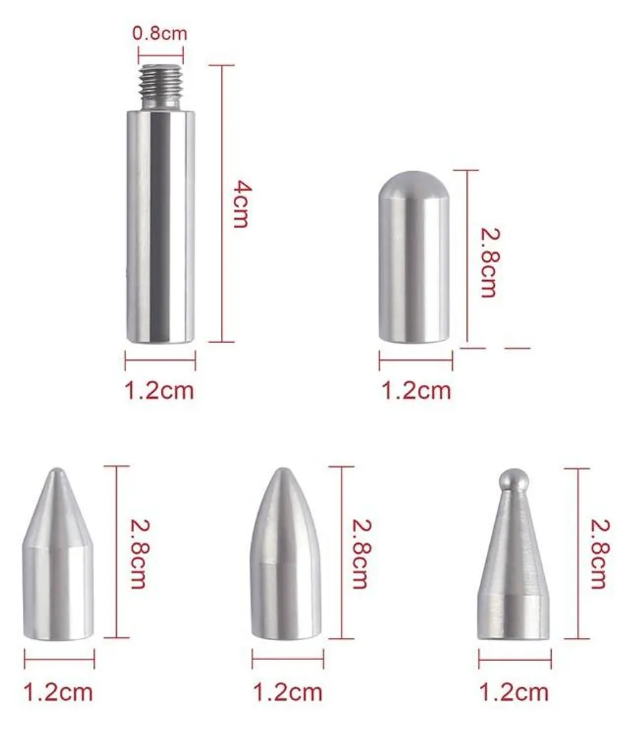 Kit de Débosselage Carrosserie avec Levier et Embouts Interchangeables - 5