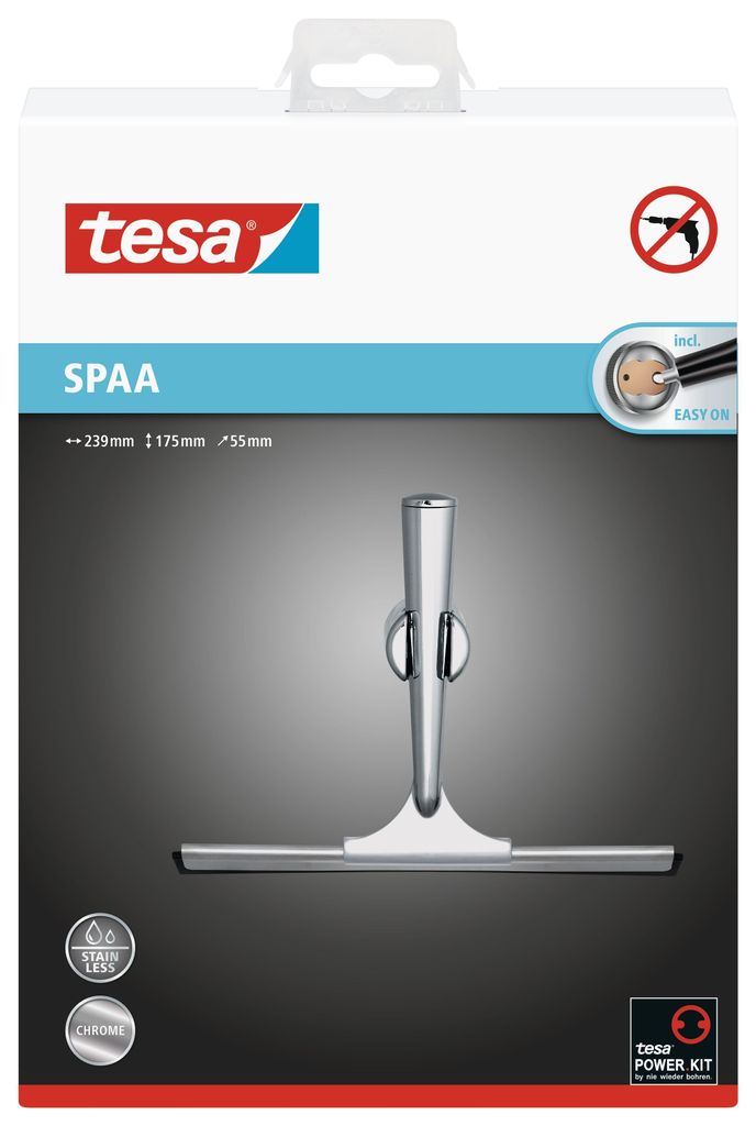 tesa SPAA Duschwischer inkl. Klebelösung Immagine del prodotto 