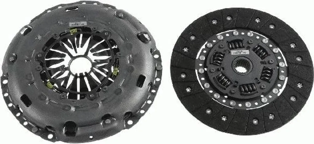 Kit d'embrayage renforcé SACHS 3000 951 193 - Performance OE 30783258