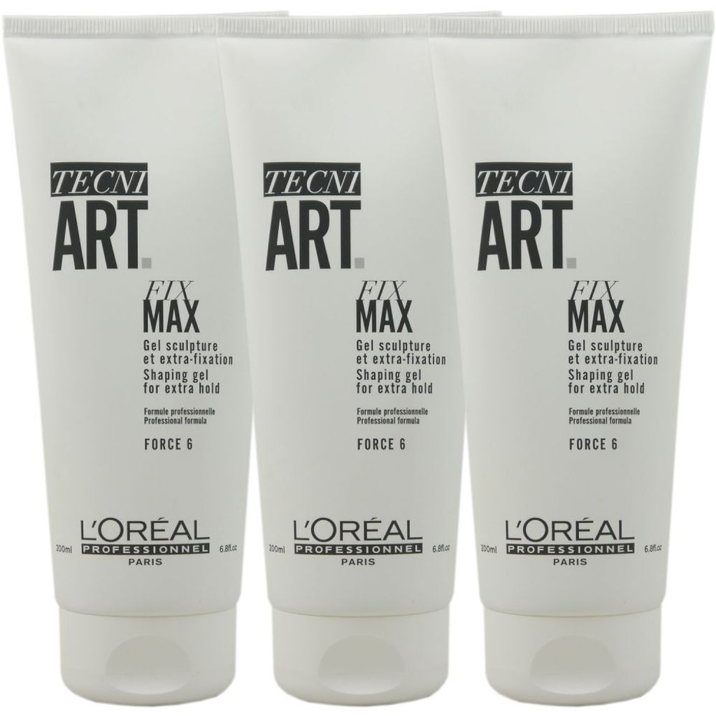 Loreal Tecni. ART Fix Max 3 x 200 ml Haargel extremer Halt Set