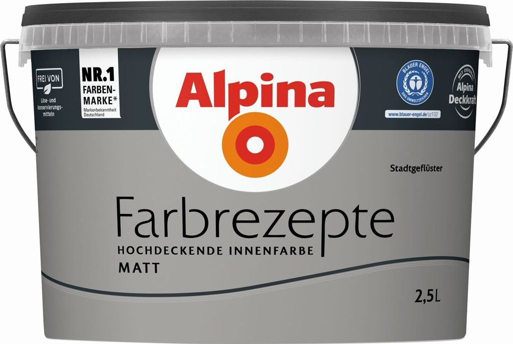 Alpina Farbrezepte Stadtgeflüster matt 2,5 L Produktbild 