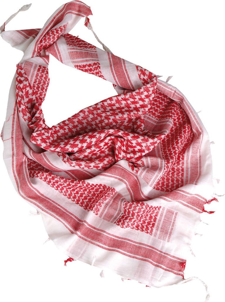 MFH Halstuch "Shemagh" rot-weiß Produktbild 3
