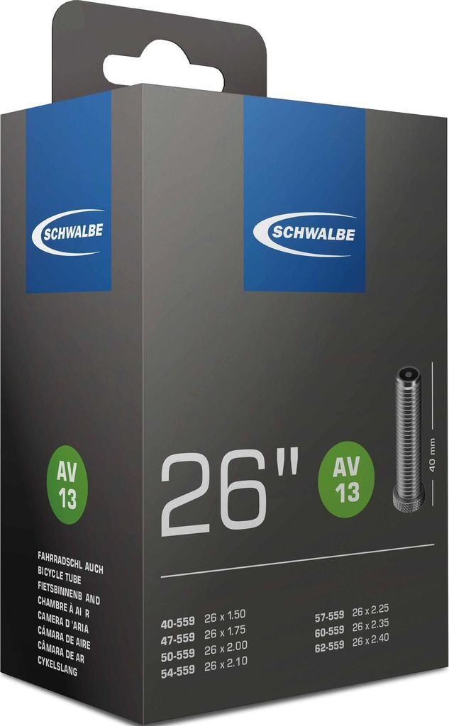 Schwalbe Tube 1,5 -2,5''-40-62 mm Rura rowerowa 40.0 Zdjęcie produktu 