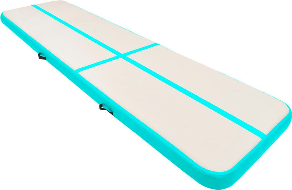 vidaXL Tapis de gymnastique gonflable avec pompe 600x100x20 Image du produit 