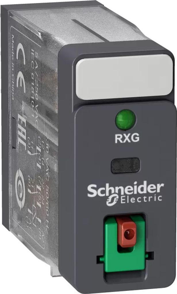 RXG22P7 Interface-Relais mit LED, 2 Wechsler, 230 V, 5 A (RXG22P7)