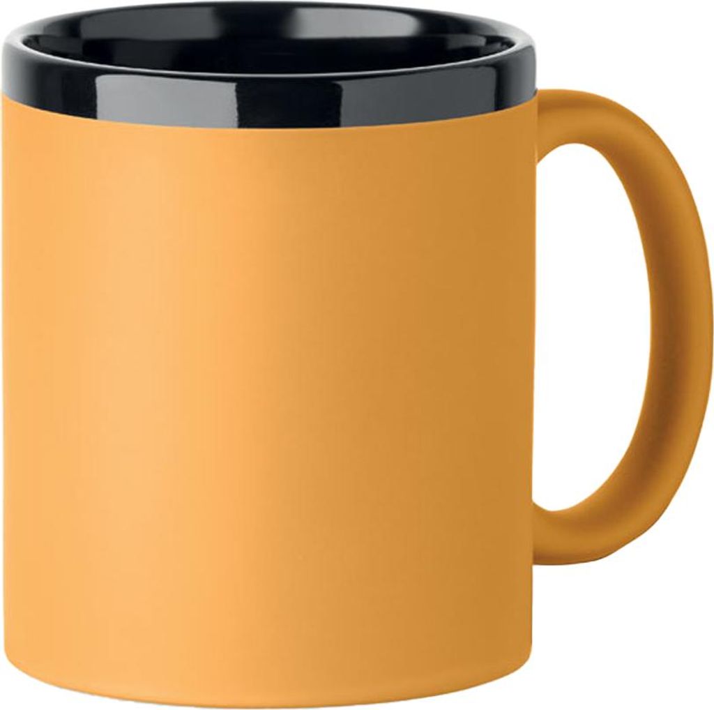 MidOcean - "Ruby" Kaffeebecher, Keramik, 300ml MO1836 (Einheitsgröße) (Gelb)