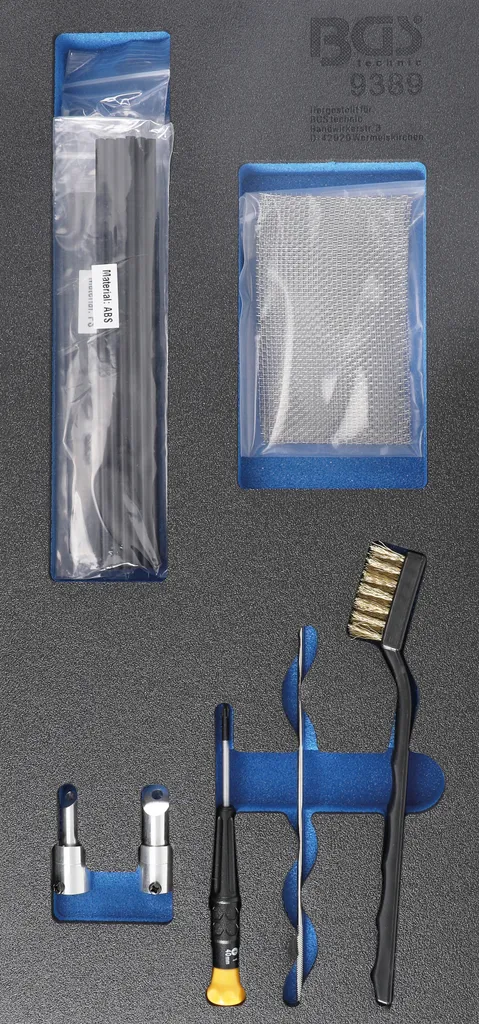 Inserto carrello da officina 1/3: materiale di consumo | per kit di riparazione in plastica Art. 9388