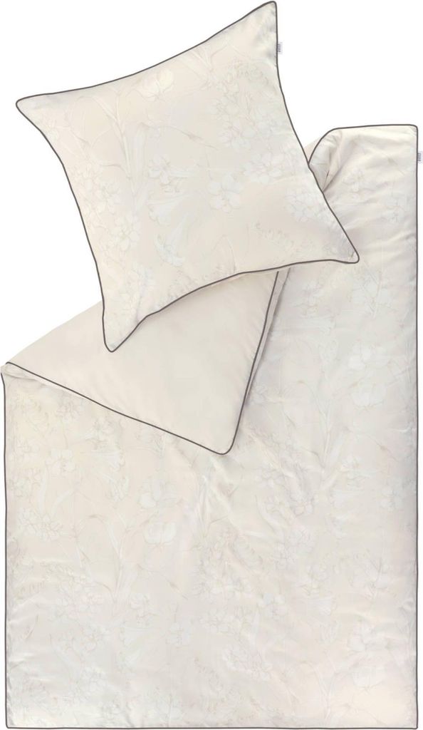 Schöner Wohnen Bettwäsche Lovely Farbe beige Größe 155x220