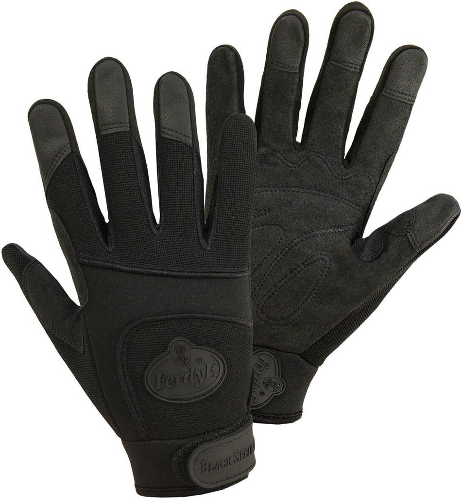 FerdyF. BLACK SECURITY Mechanics-Handschuh, Größe XL Produktbild 