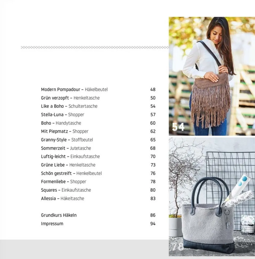 Livre de crochet illustré avec explications claires pour sac tendance - 3