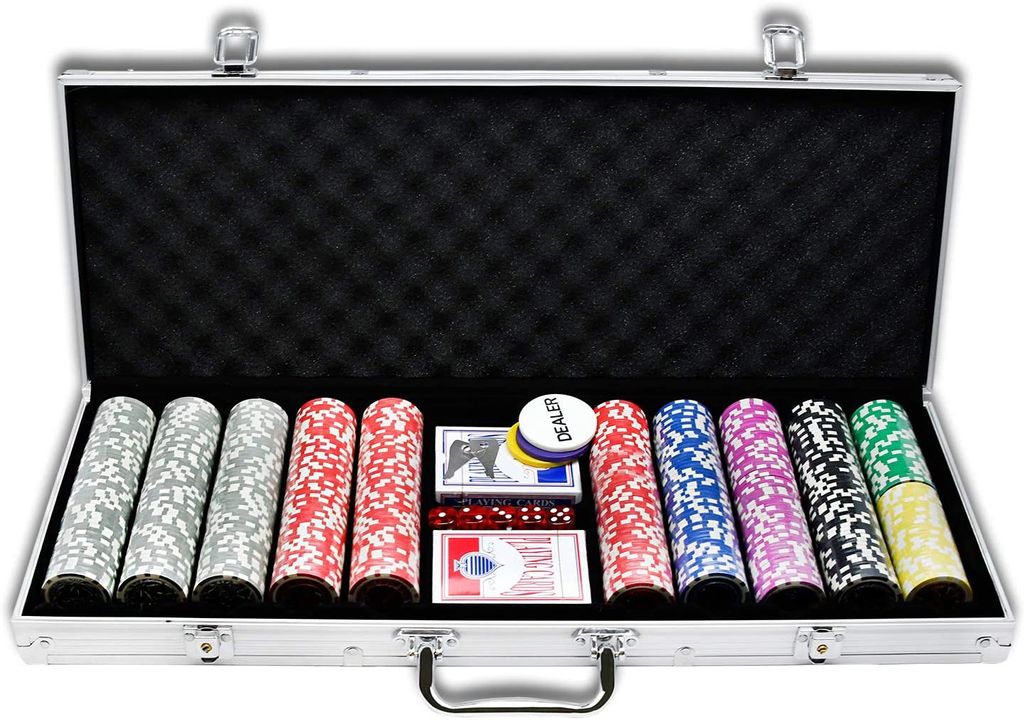 Stříbrné profesionální pokerové sady ACXIN s hliníkovým Obrázek produktu 