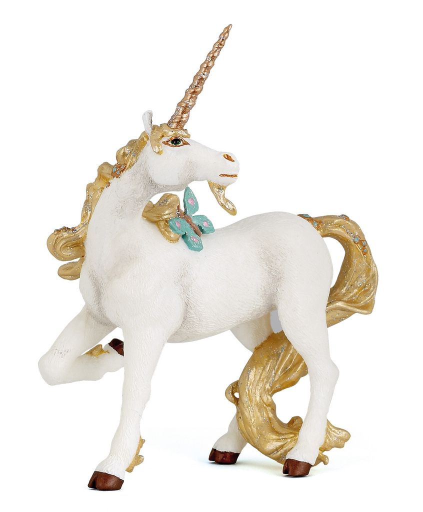 Spielfigur Papo Goldenes Einhorn