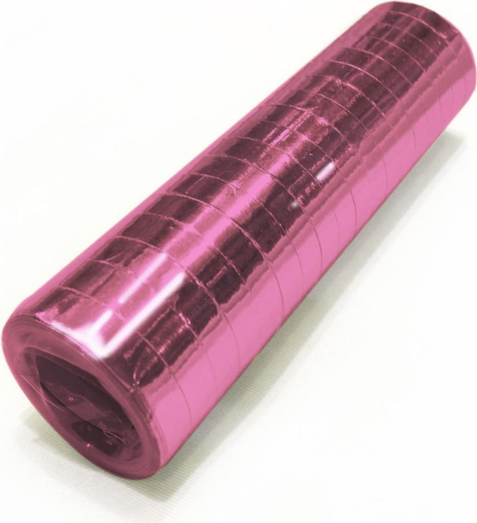 Glitzer Luftschlangen rosa metallic Produktbild 