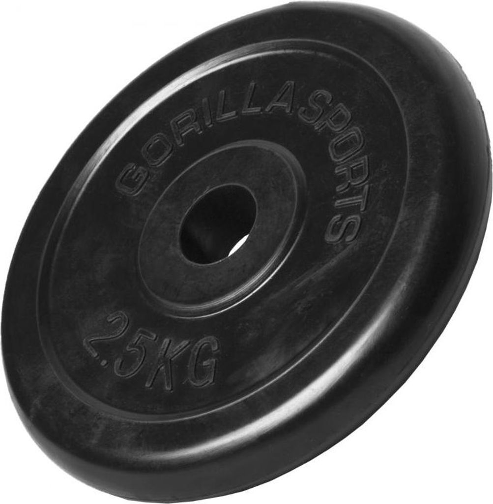 Gorilla Sports Činkový kotúč 2,5 kg, liatinový s Obrázok produktu 