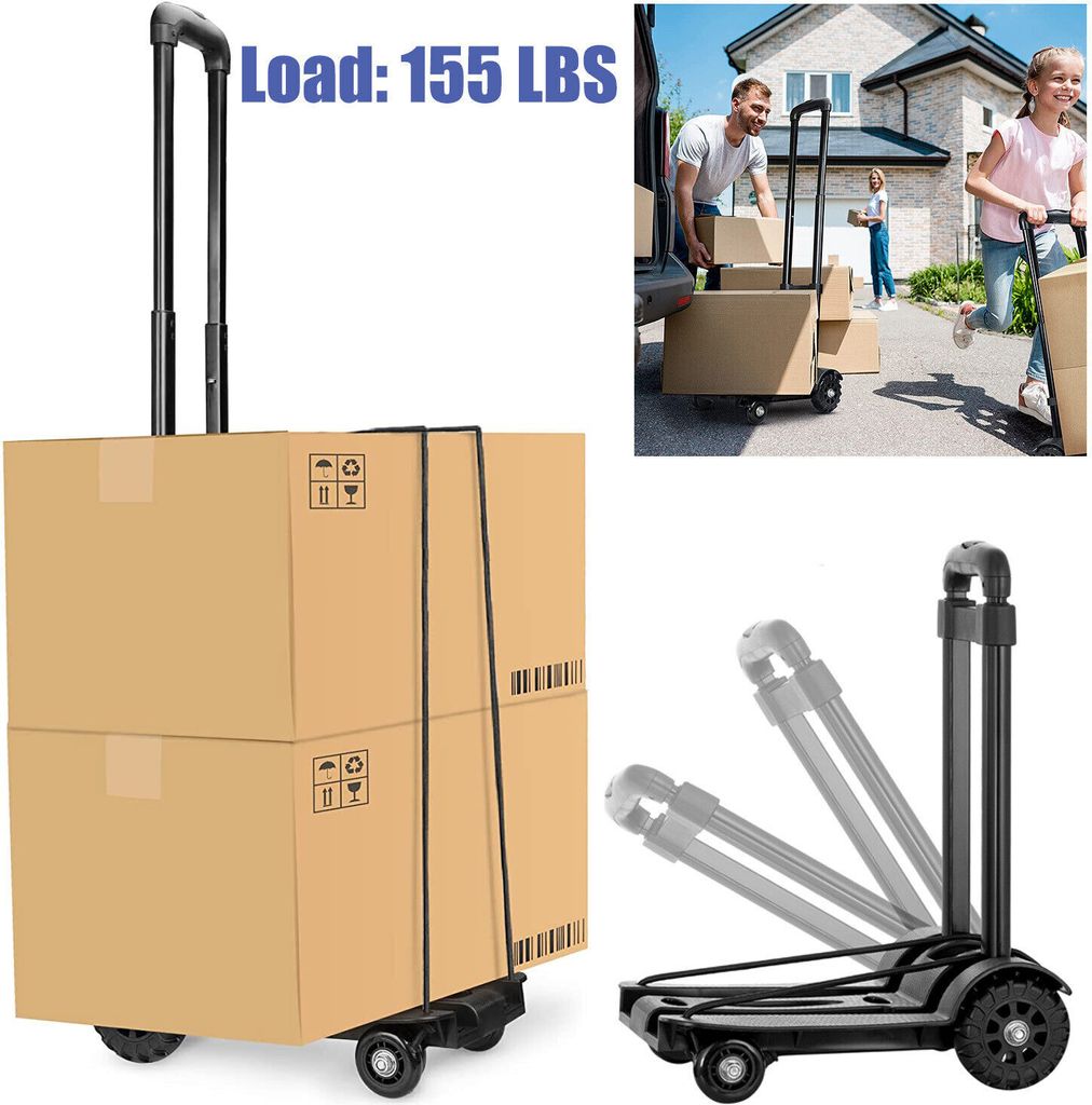 Mini Faltbare Sackkarre Klappbar Transportwagen 40KG Produktbild 8