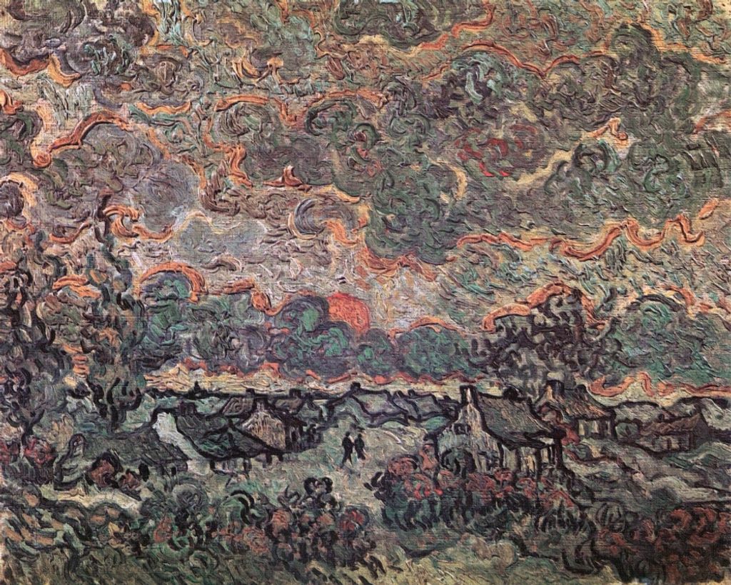 Vincent Van Gogh Kunstdruck Bild - Erinnerung An Den Norden, 1890 (40 x 50 cm)