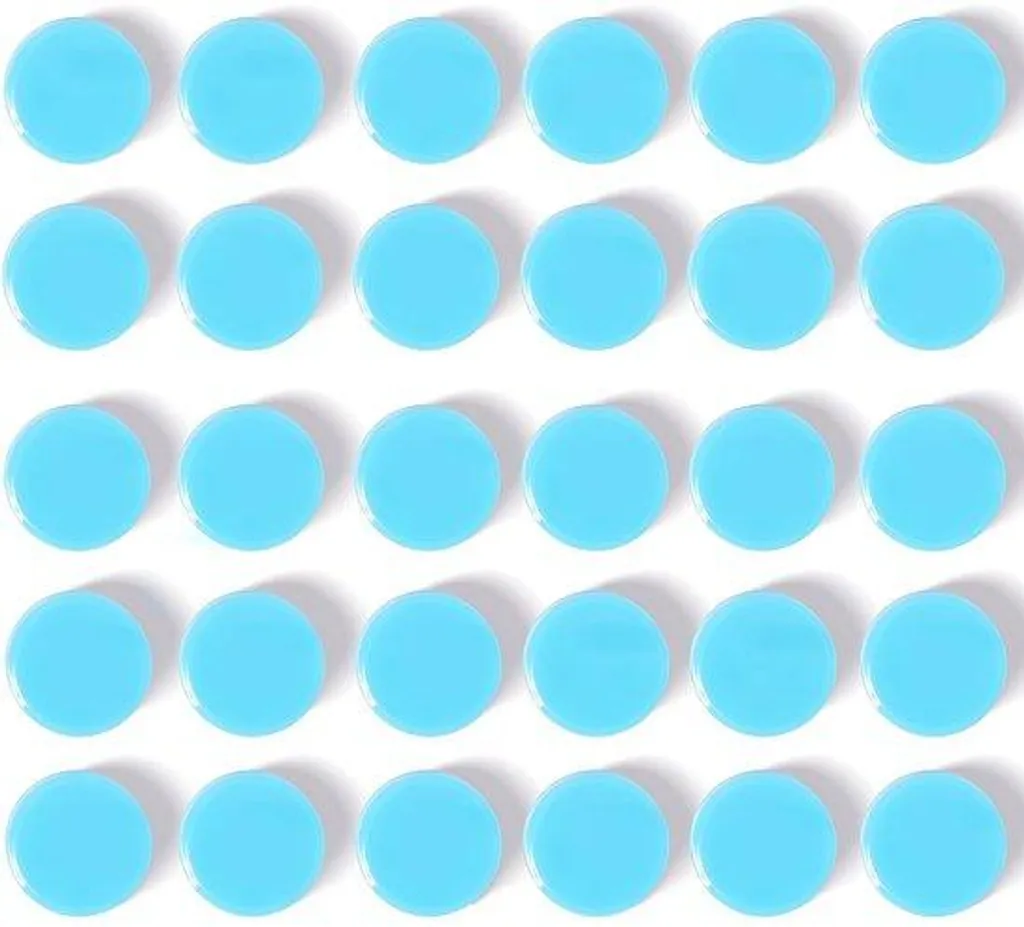 Aimants puissants pour fixer vos documents sans glisser - Bleu pastel rond