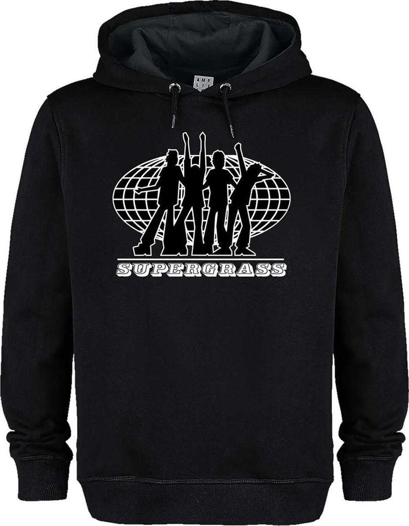 Amplified - Kapuzenpullover für Herren/Damen Uni, 25. Jahrestag GD4271 (S) (Schwarz)