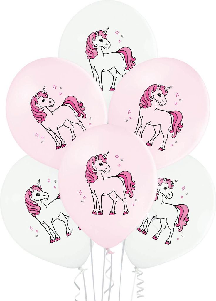 Einhorn Latexballons 25er Pack – Bunte Luftballons mit Produktbild 