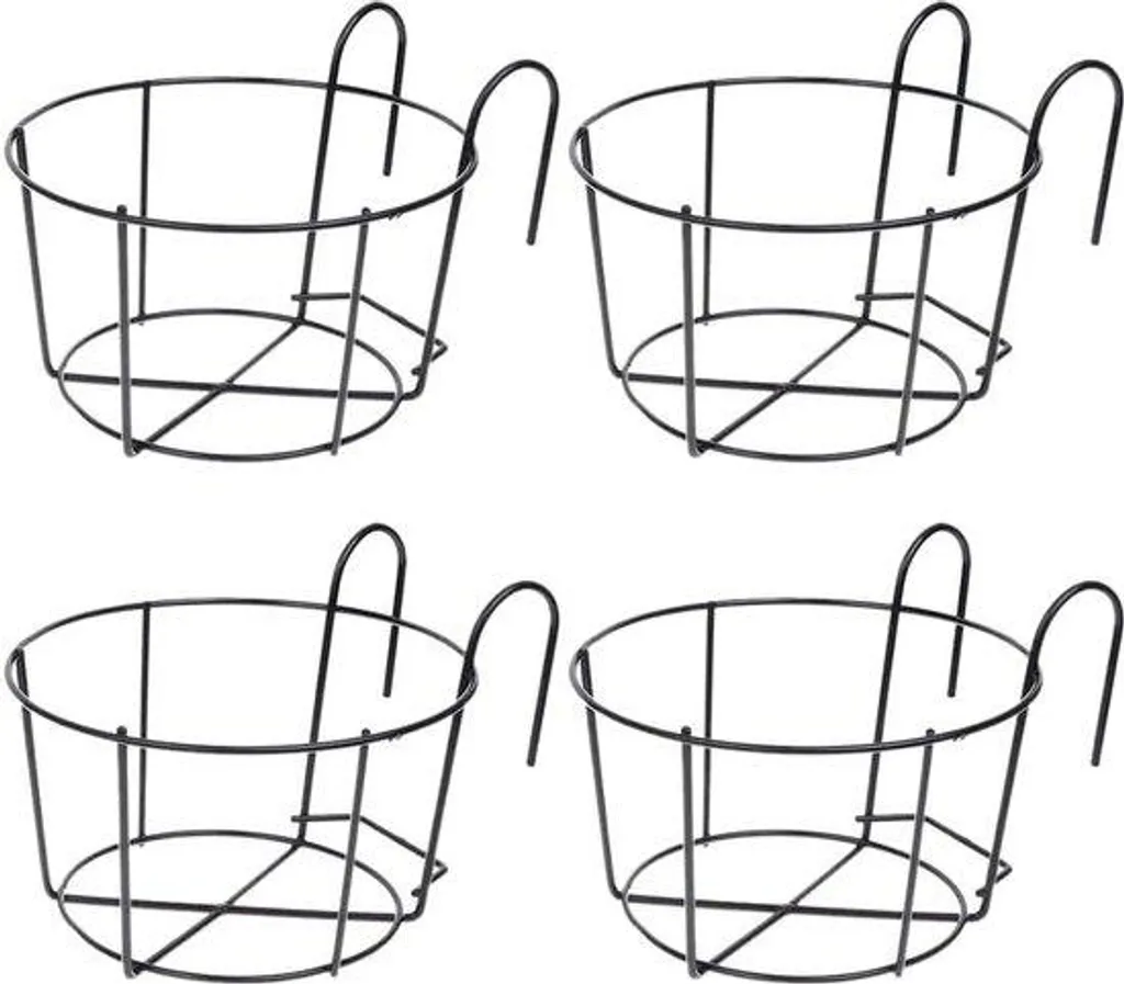 Support Pot de Fleurs Suspendu : Solution Anti-Encombrement Balcon Lot 4