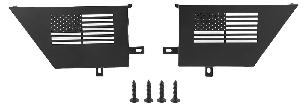 Rangement métallique noir Jeep Wrangler JK 2007-2018 avec inserts stables