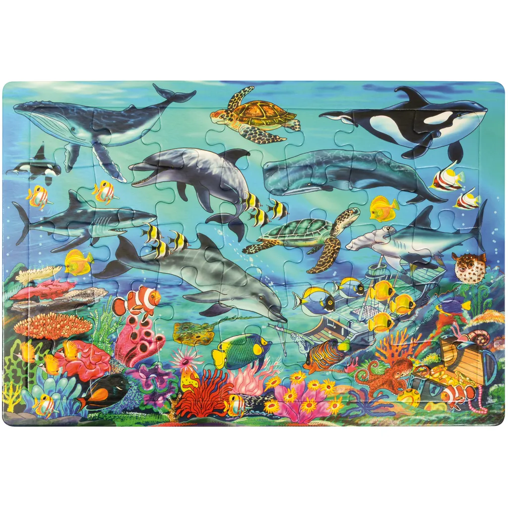 Puzzle Mer 35 Pièces Multicolore EDUPLAY - Design Durable et Éducatif