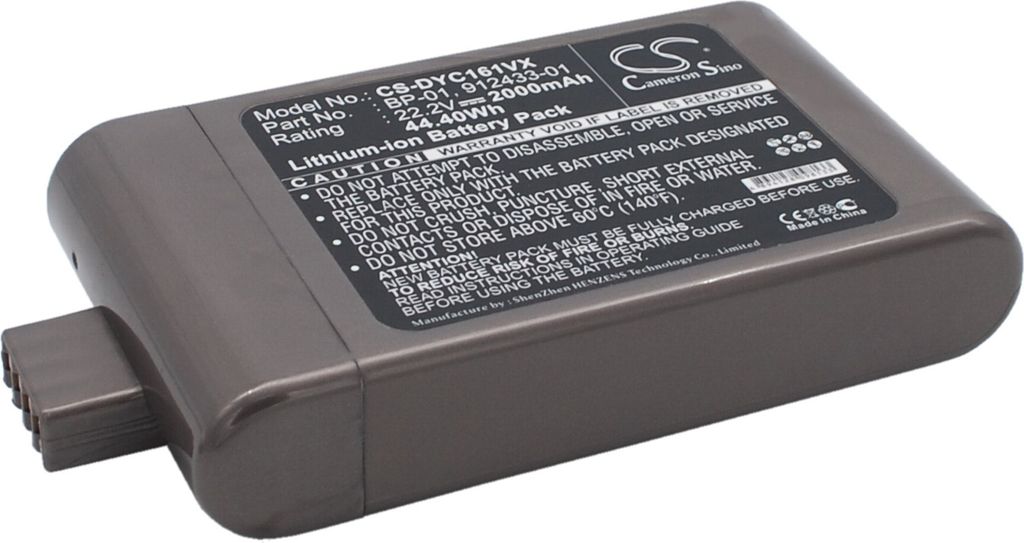 TECHTEK Akku Kompatibel mit [Dyson] D12 Cordless Vacuum, DC-16, DC16, DC16 Animal, DC16 Boat, DC16 Car, DC16 Handheld, DC16 Issey Miyake, DC16 Issey