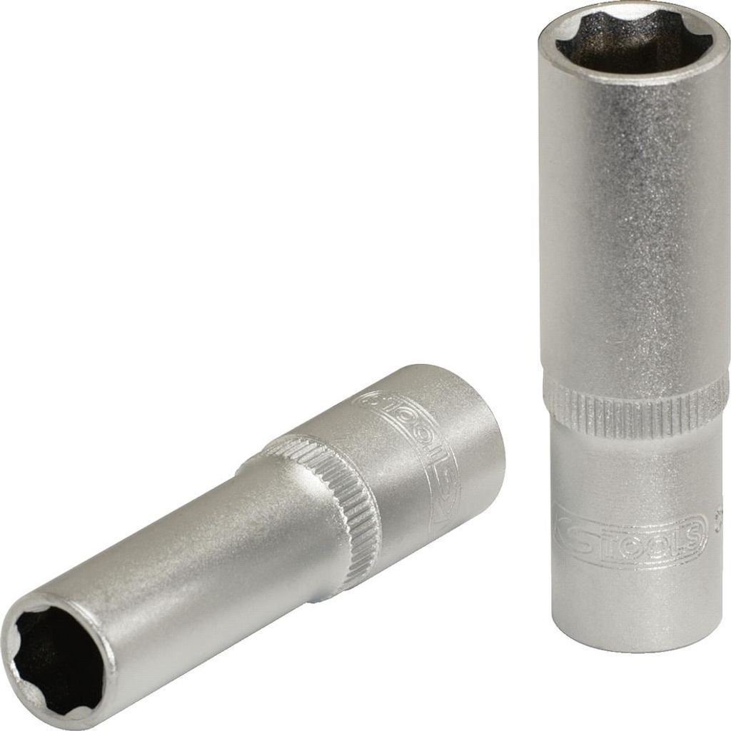 KS TOOLS 911.1244-E 1/2" Stecknuss, lang, 14mm, auf Hänger