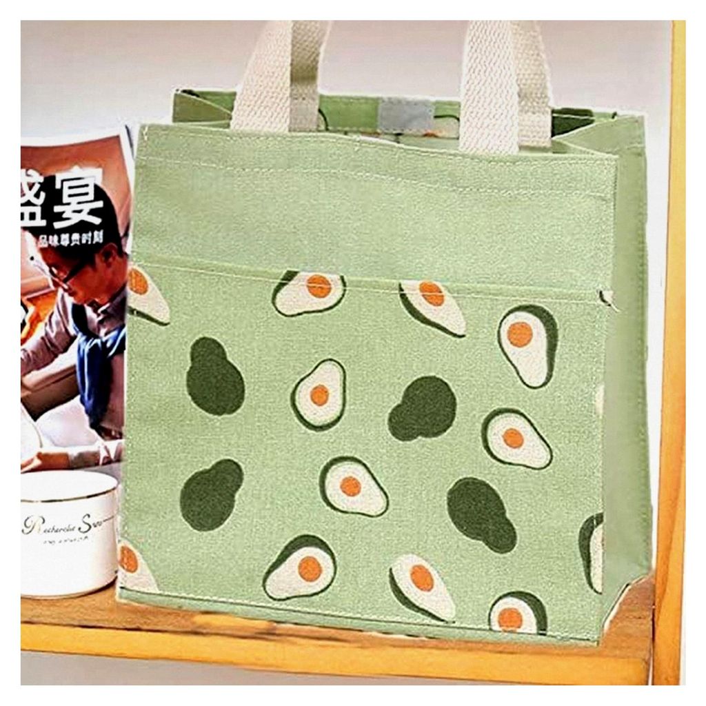 Mini Stofftaschen mit Griffen, waschbar und wiederverwendbar, für Schule, Büro, Reisen, Urlaub und Camping