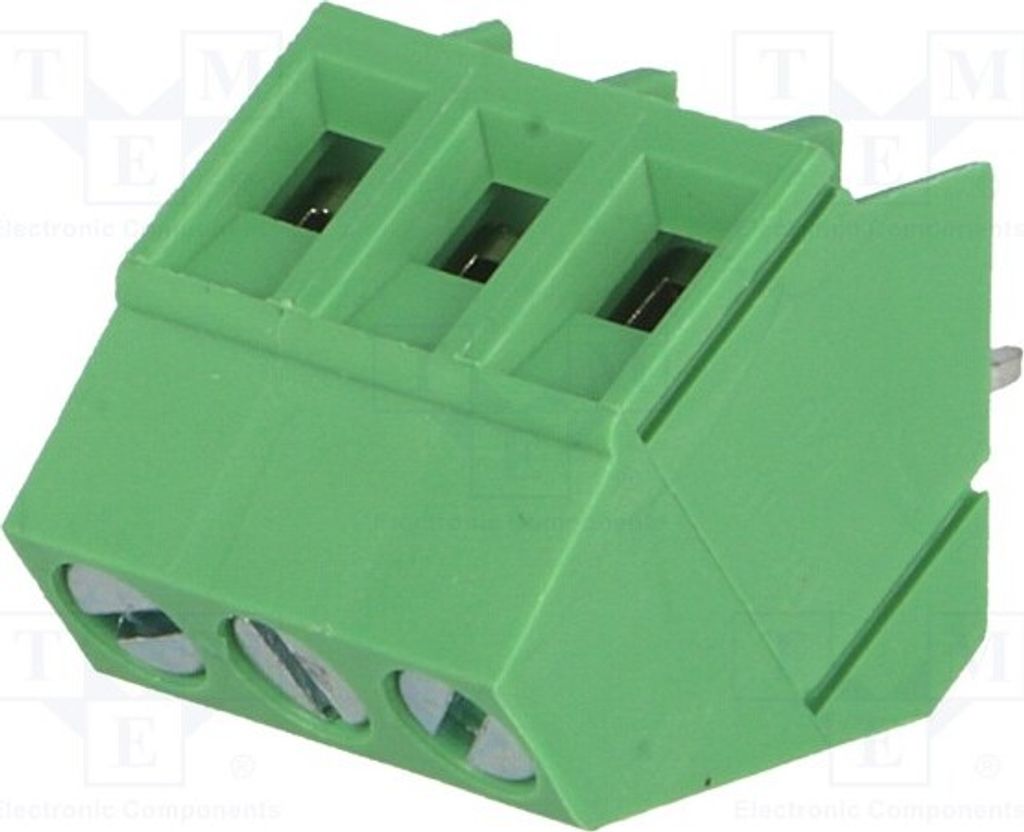 5x Klemmleiste für Wege: 3 5mm mit 45°-Winkel 24A DG103-5.0-03P-14-00A(H) Klemmle