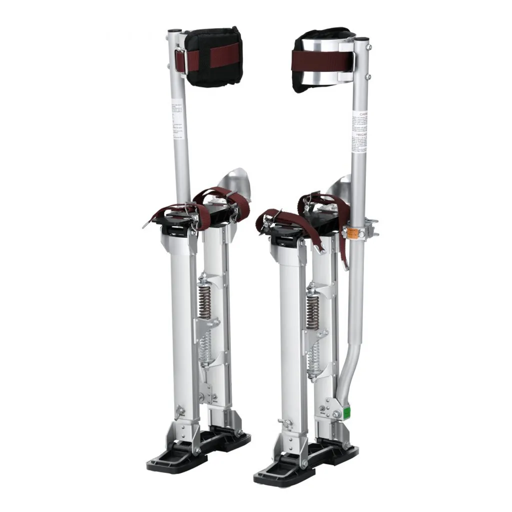 Échasses de plâtrier alu réglables 103 kg pour chantier taille 27-29 cm