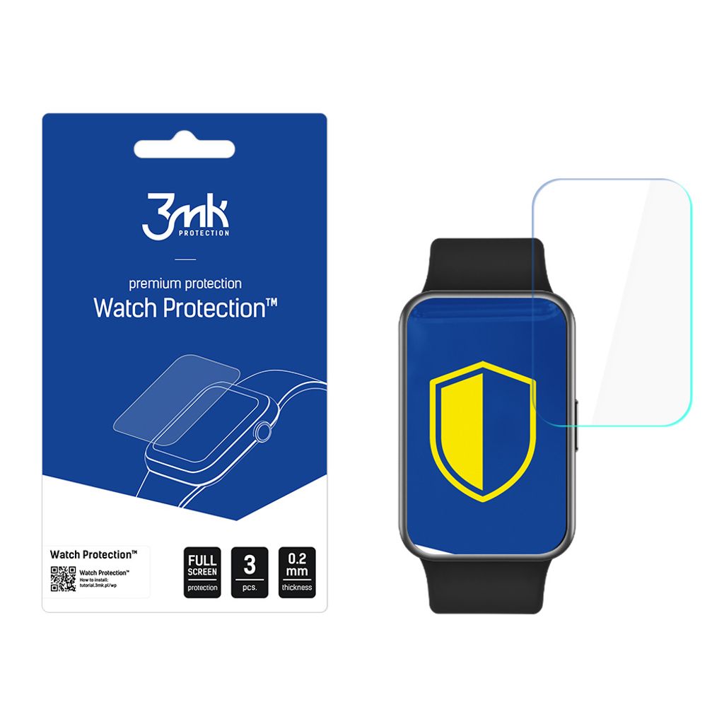 3mk Display Schutzfolie Watch Protection für Huawei Watch Fit 0,2mm (3 Stück)