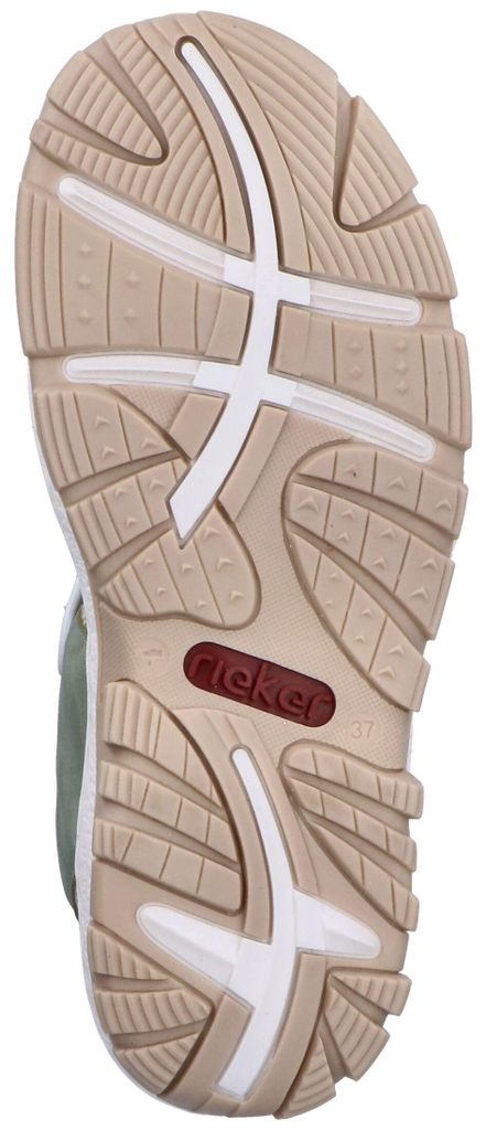 Rieker Damen Sandale bunt Trekking Outdoor gepolstert 68866, Größe:38 EU, Farbe:Blau