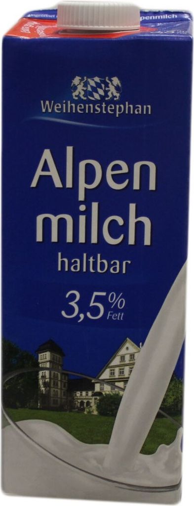 Weihenstephan Haltbare Milch H-Milch 3,5% Fett 1l Produktbild 