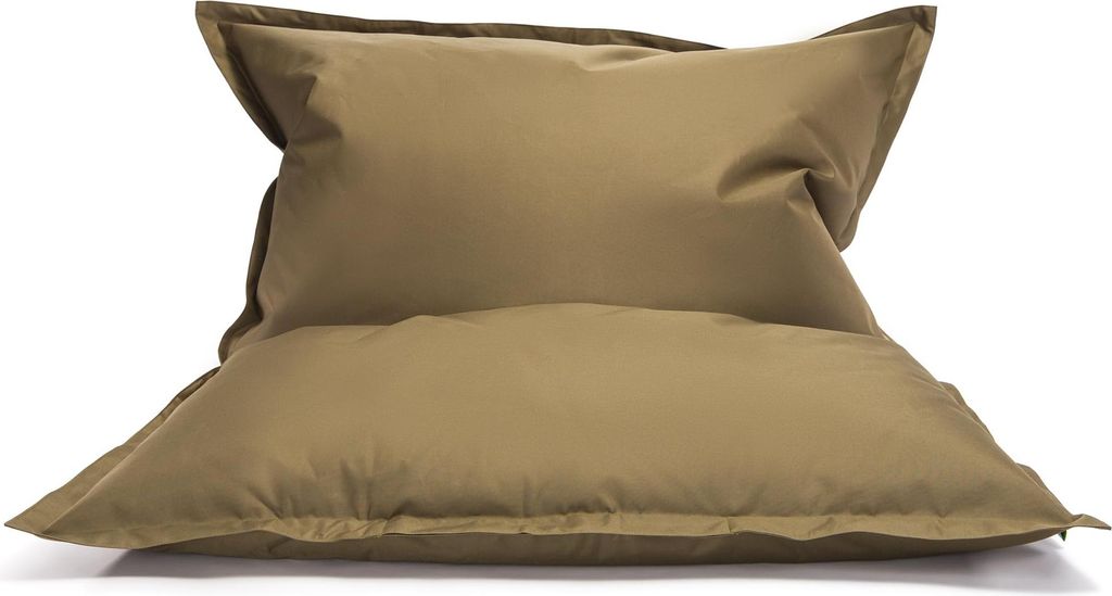 Ecopuf, Sako, Sitzkissen Sessel Bean Bag, Sitzsack, Innen und Außen, Tabak Nc19, 170x135cm