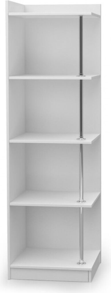 Regal Bücherschrank Eckschrank Schrank Holz für Kinderzimmer Jugendzimmer Weiß