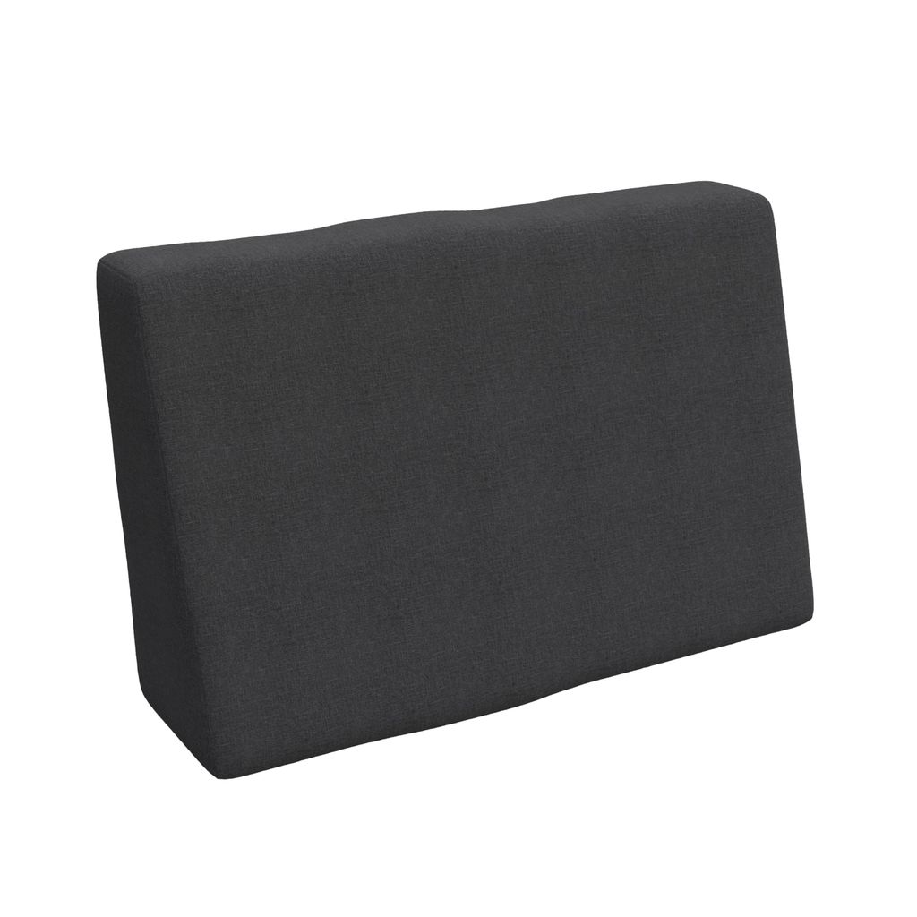 POKAR Palettenkissen Palettenauflagen mit abnehmbarem Bezug Palettensofa, Größe:Seitenkissen 60 x 40, Farbe:Anthrazit