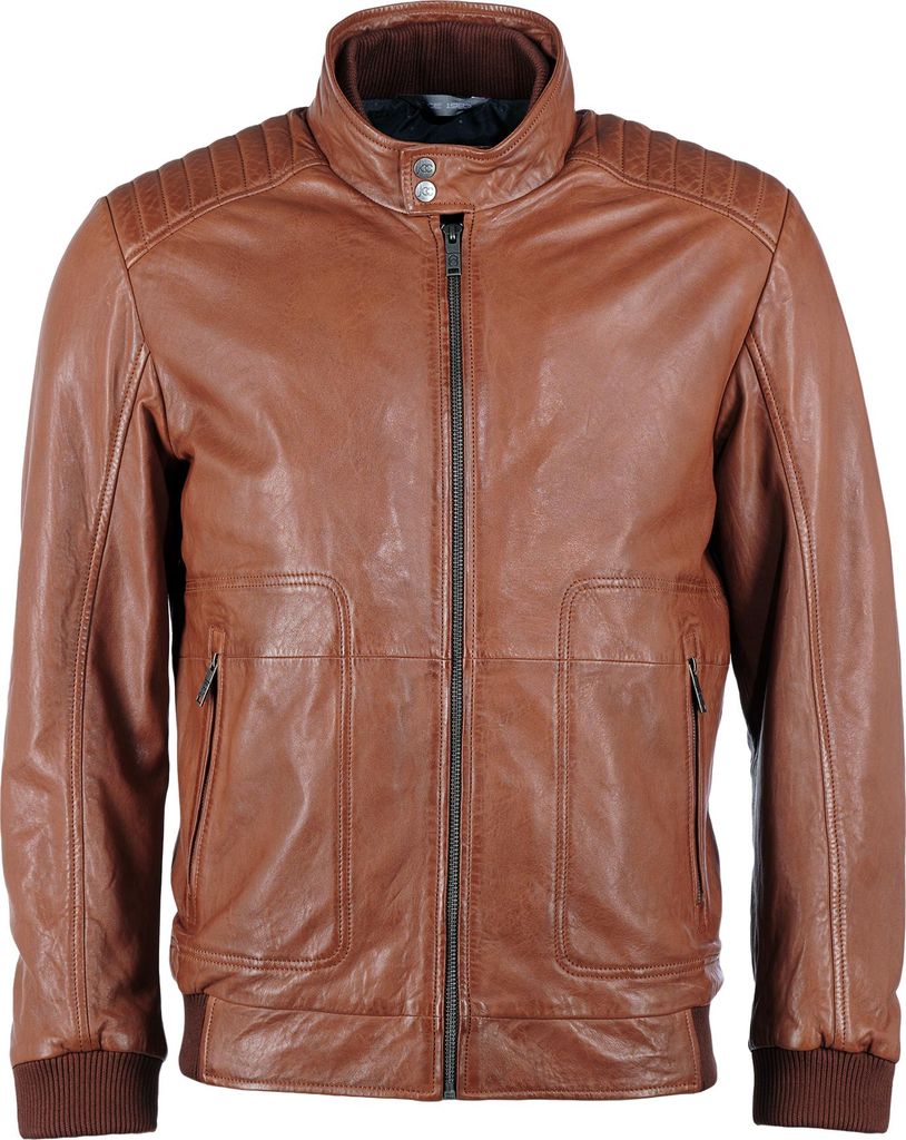 JCC Lederblouson 3102164 Herren cognac 56