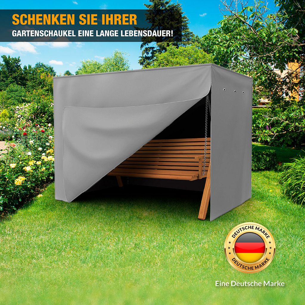 Kronenburg Schutzhülle Hollywoodschaukel - 600D Oxford - Produktbild 6