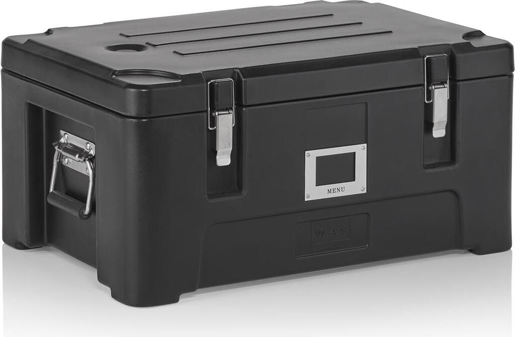 GN Thermotransportbehälter 1/1, 63 x 43 x 31 cm, schwarz, Polyethylen, Polyurethan