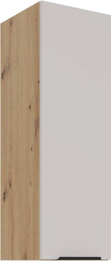 Hoher Hängeschrank NICOLLA – Breite 30 cm, Kaschmir/Artisan Eiche