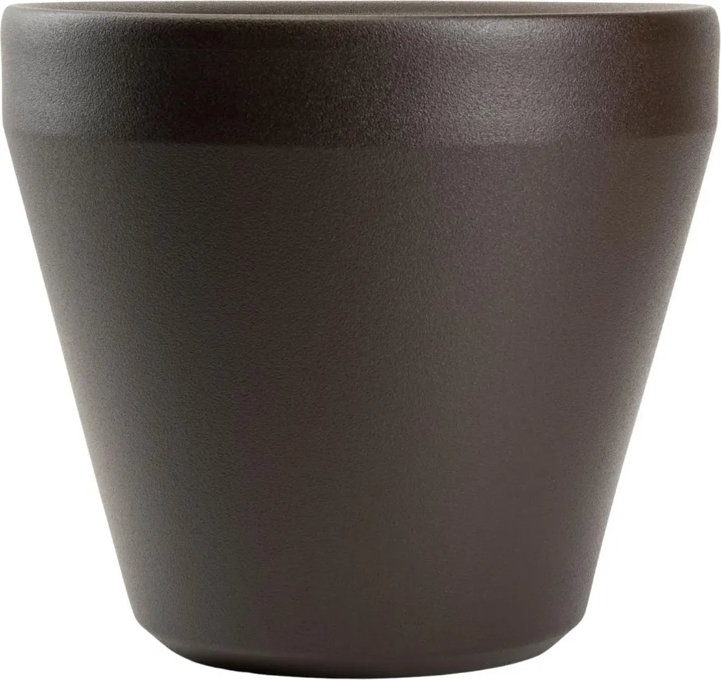 Bac à fleurs décoratif marron HowHomely - Cache-pot grand format 55cm - 4